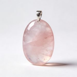 Pendentif en Quartz Rose