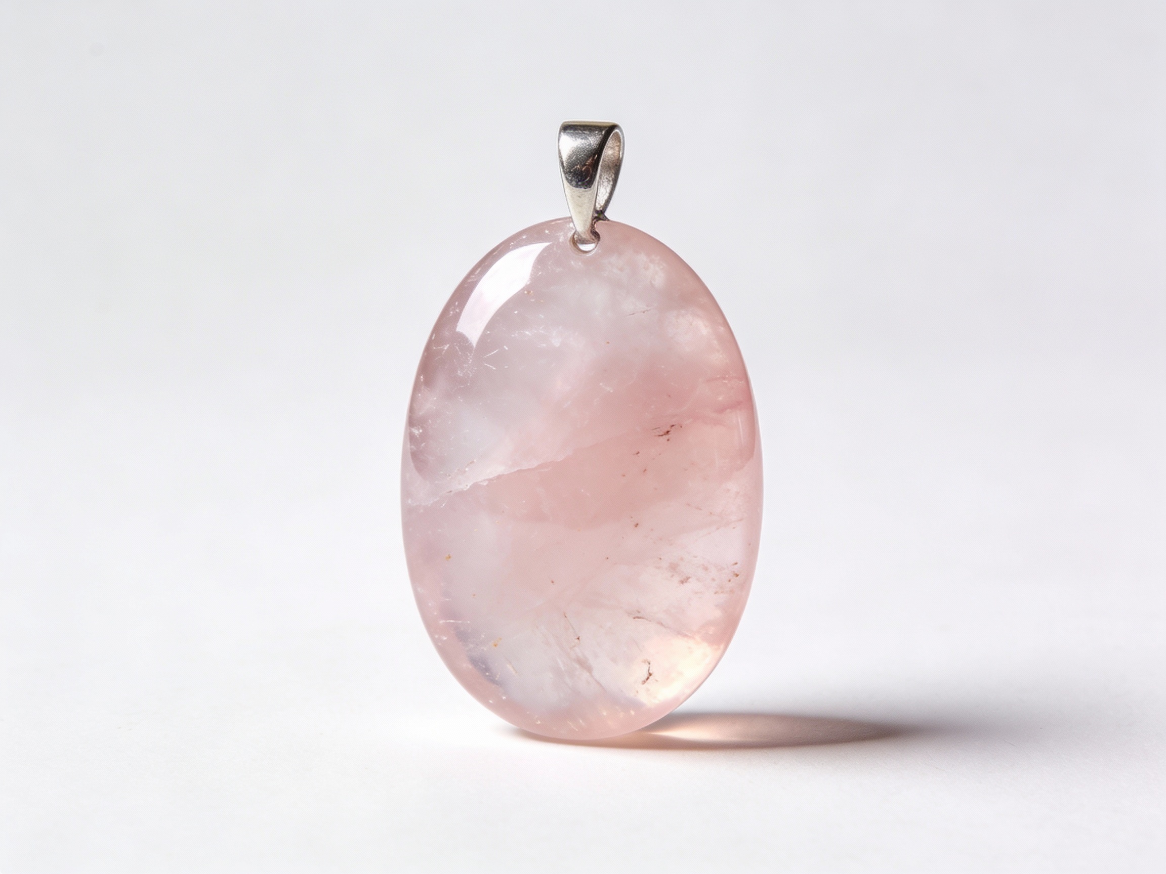 Pendentif en Quartz Rose