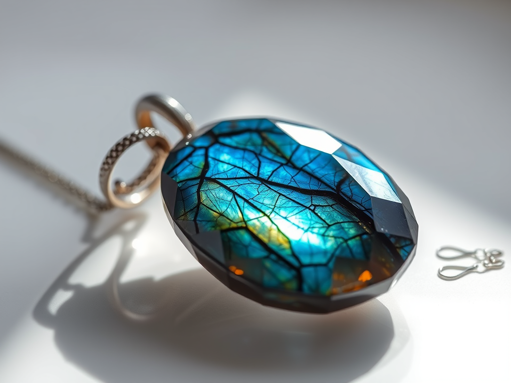 Pendentif labradorite
